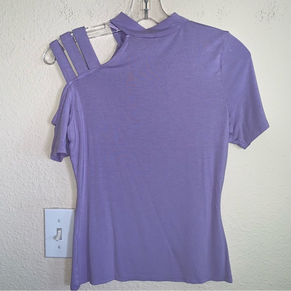 Like New! Venus Strappy One Cold Shoulder High Neck Top - Picture 6 of 14